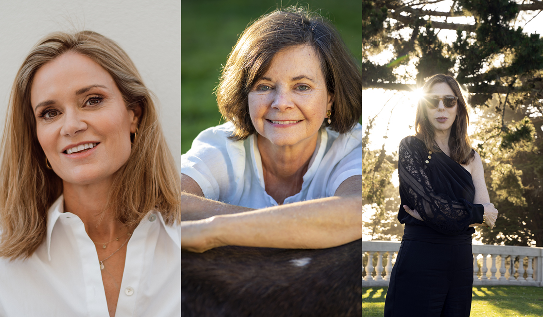 Three author headshots. 