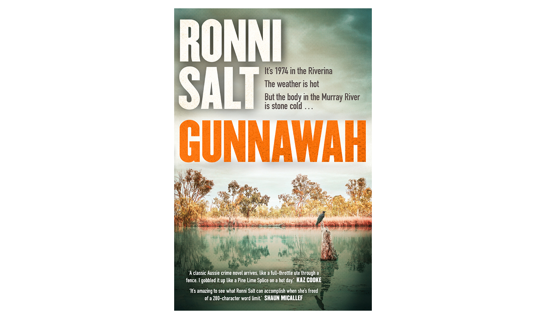 A Book cover for Ronni Salt's latest book - Gunnawah