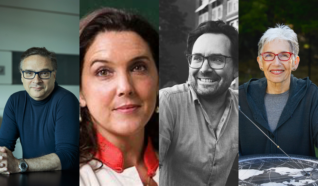 Four author headshots. They are all smiling.