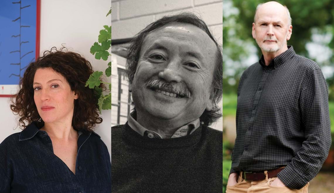Three author headshots.